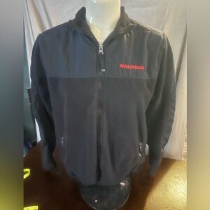 Nautica Boys  Black Jacket with Red Logo